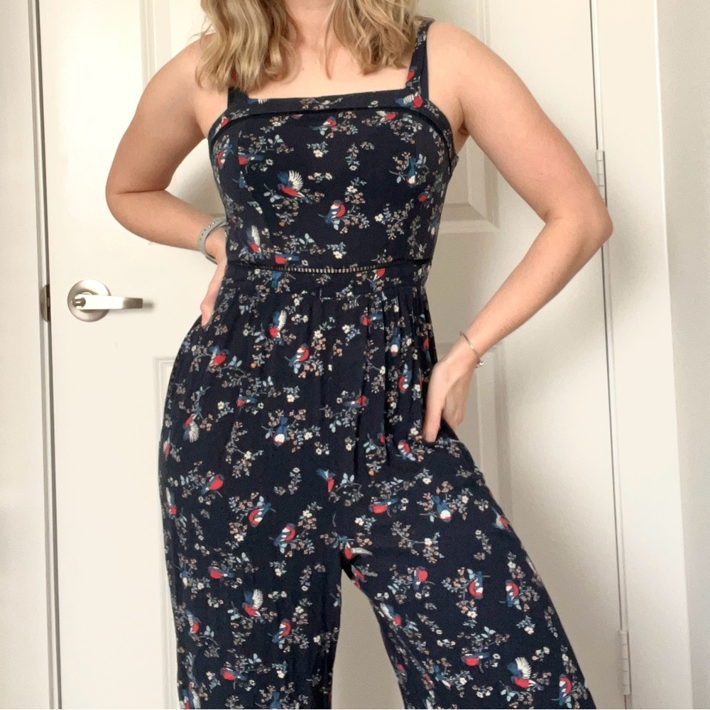 Flowy Patterned Jumpsuit